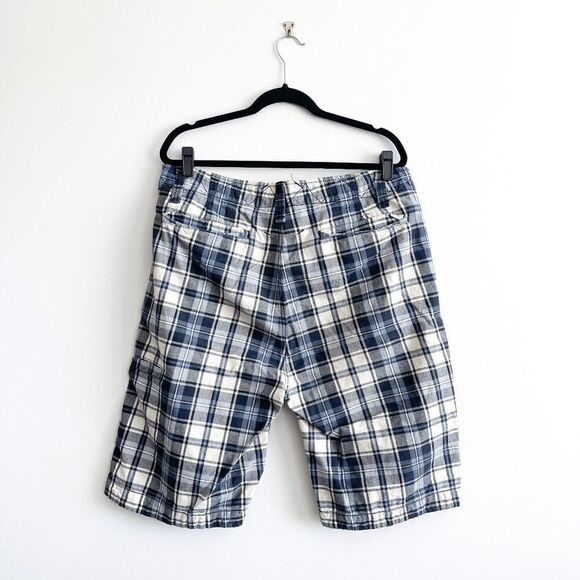 Nautica Jeans Co. Mens Checkered Shorts Casual Workwear Cold Weather Deck Sz36 - Picture 2 of 9